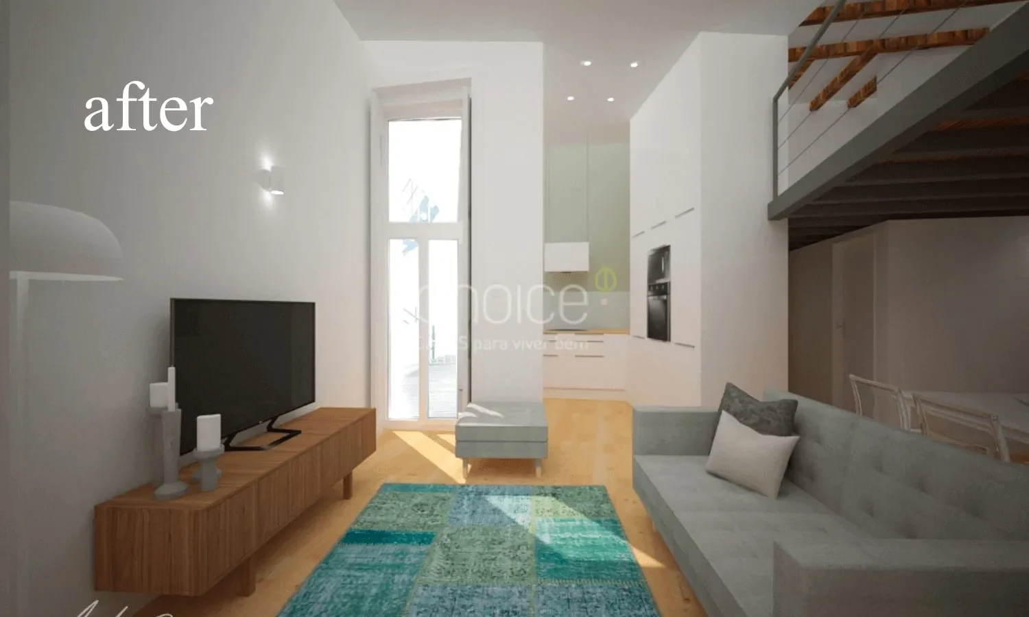 Apartamento T1 + Mezzanine | Para Arrendar