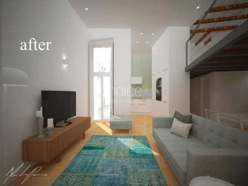 Apartamento T1 + Mezzanine | Para Arrendar