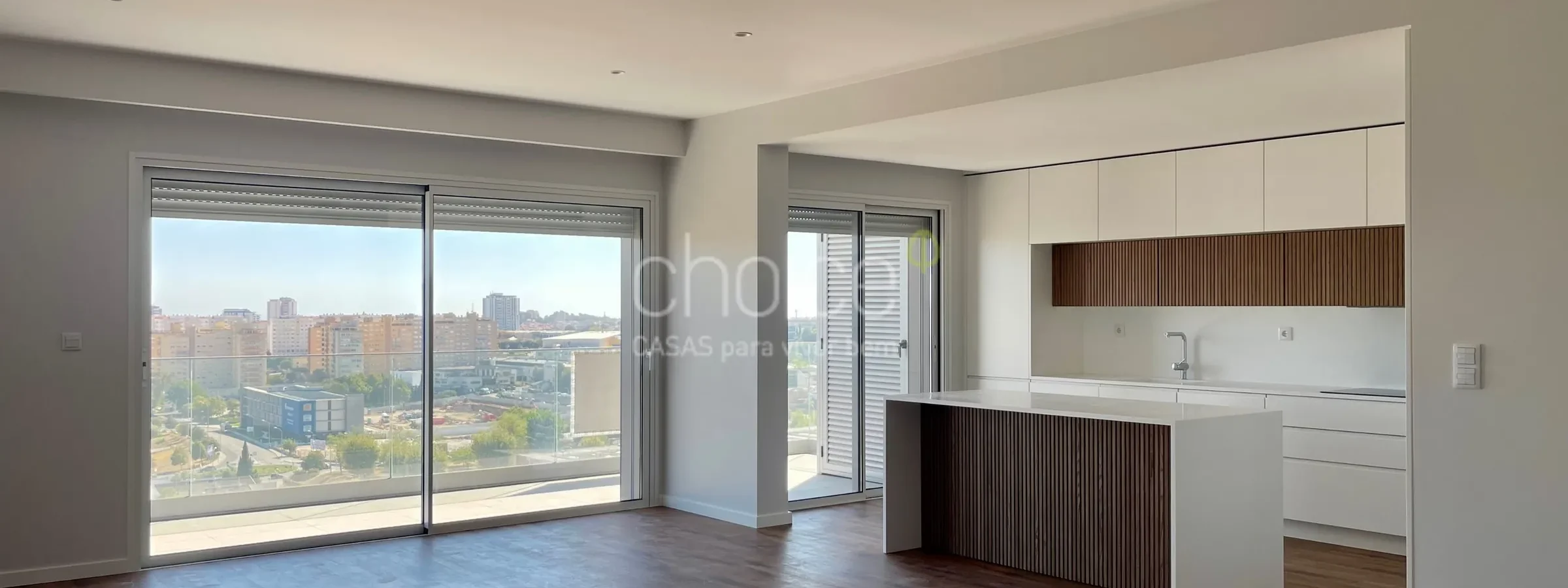 T3 com varandas amplas, vistas de rio, natureza e cidade + box 2 carros