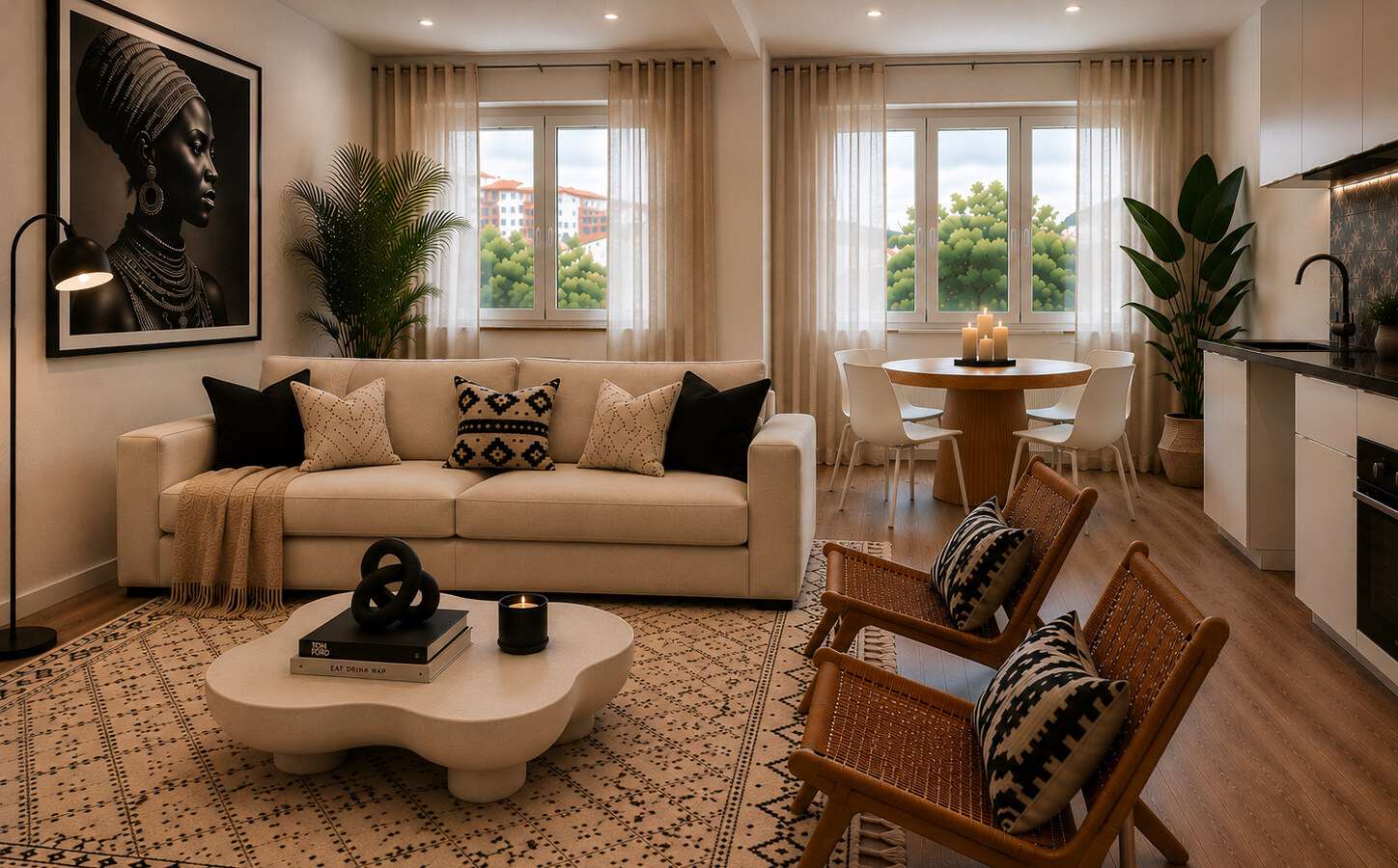 T2 Totalmente Remodelado com Varanda | Excelente Luz Natural | Agualva-Cacém